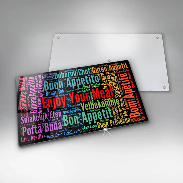 Protection plaque induction Sous-titres Bon appétit langues