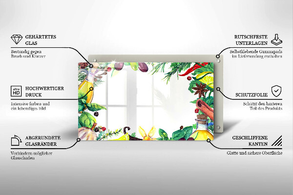 Protection plaque induction Nourriture peinte