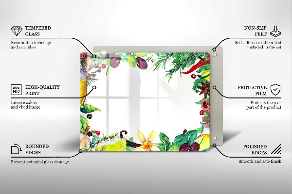 Protection plaque induction Nourriture peinte