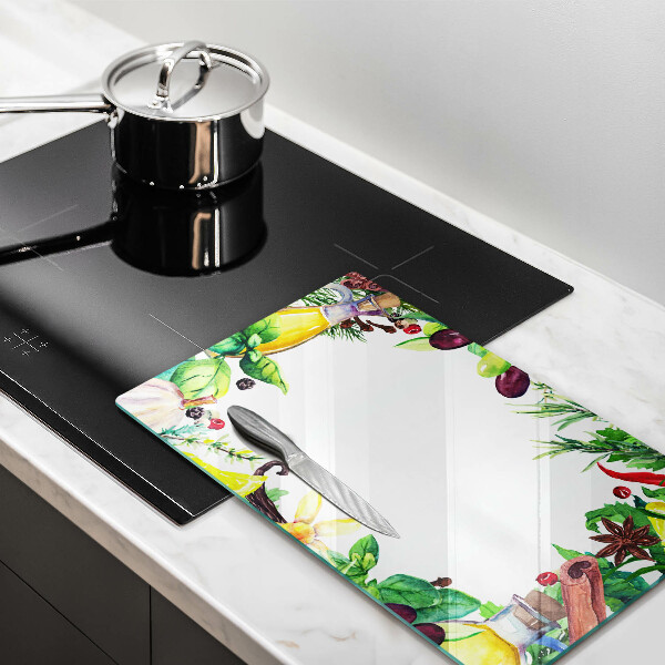 Protection plaque induction Nourriture peinte