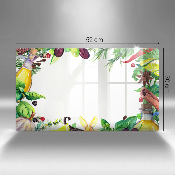 Protection plaque induction Nourriture peinte