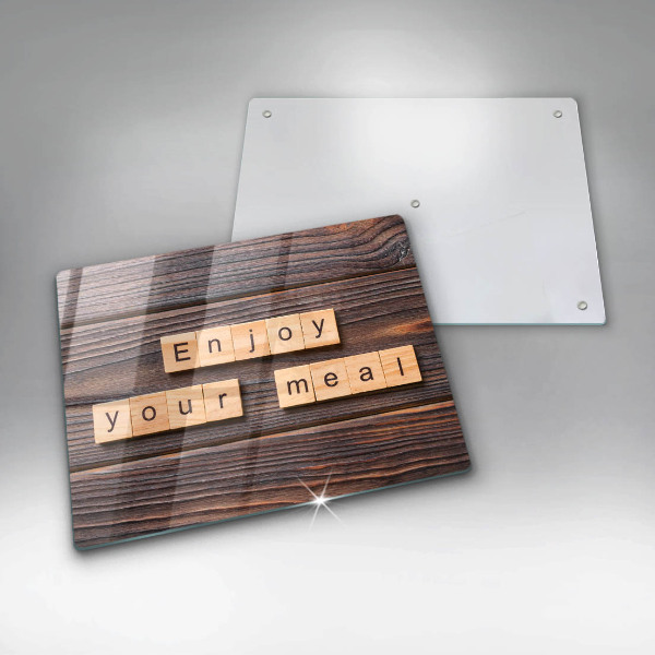 Protection plaque induction Enjoy your meal