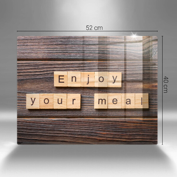Protection plaque induction Enjoy your meal