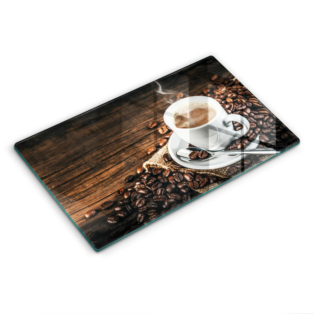 Protection plaque induction Tasse et grains de café