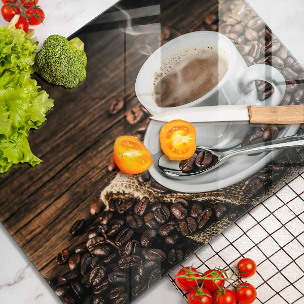 Protection plaque induction Tasse et grains de café