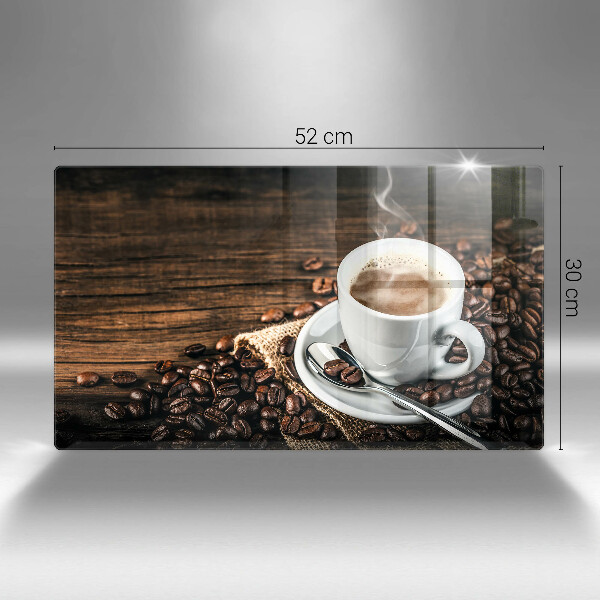 Protection plaque induction Tasse et grains de café