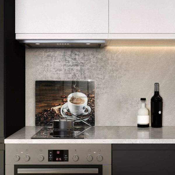 Protection plaque induction Tasse et grains de café