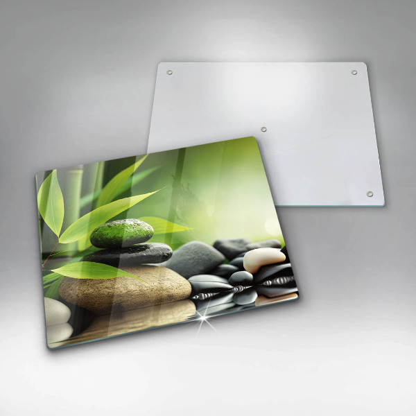 Protection plaque induction Pierres de bambou zen