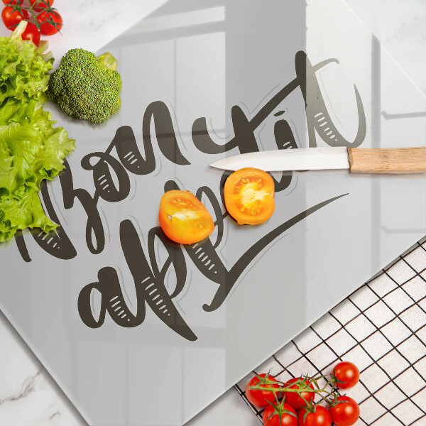 Protection plaque induction Inscripción de Bon Appetit