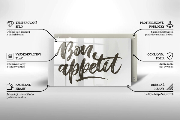 Protection plaque induction Inscripción de Bon Appetit