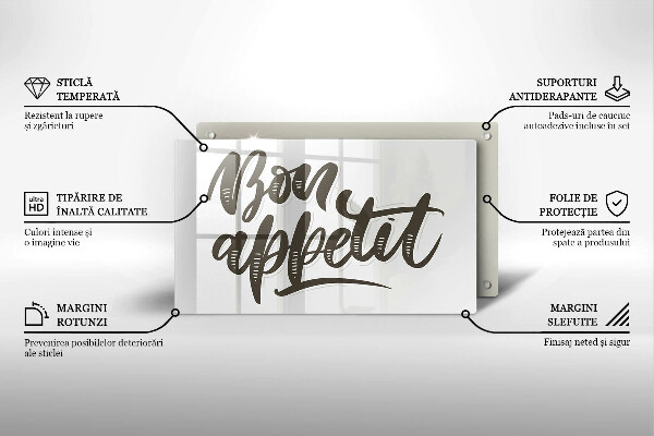 Protection plaque induction Inscripción de Bon Appetit