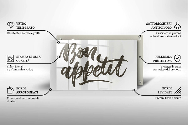 Protection plaque induction Inscripción de Bon Appetit