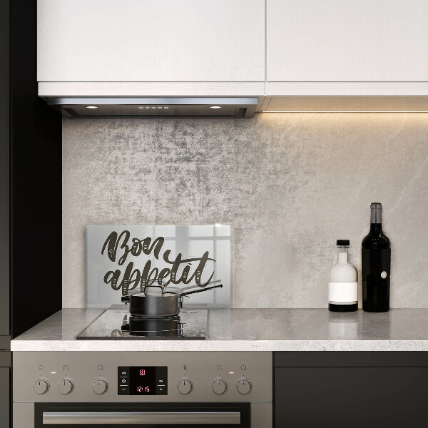 Protection plaque induction Inscripción de Bon Appetit