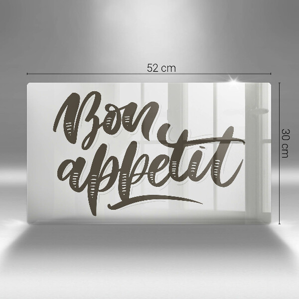 Protection plaque induction Inscripción de Bon Appetit