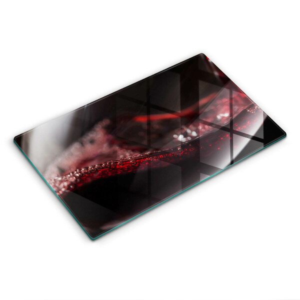 Protection plaque induction Vin rouge dans un verre