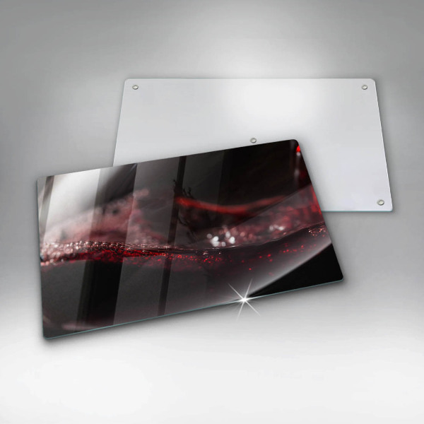 Protection plaque induction Vin rouge dans un verre