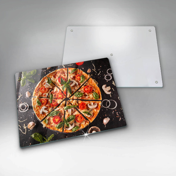 Protection plaque induction Pizza aux champignons