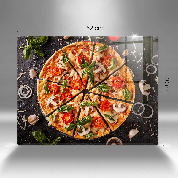 Protection plaque induction Pizza aux champignons