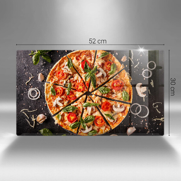 Protection plaque induction Pizza aux champignons