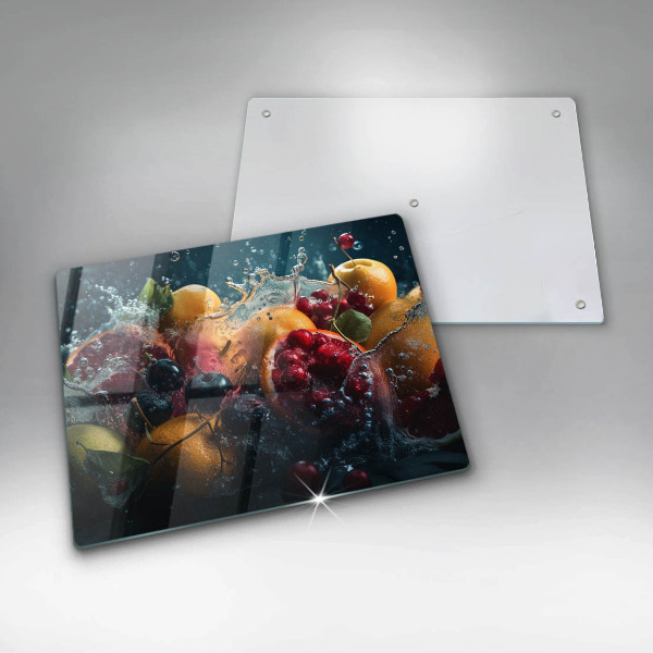 Protection plaque induction Fruits dans l'eau