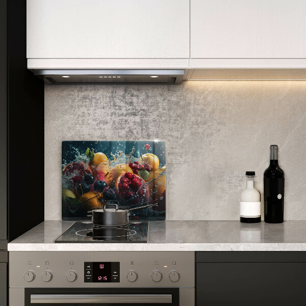 Protection plaque induction Fruits dans l'eau