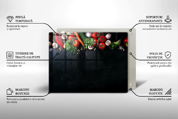 Protection plaque induction Légumes colorés