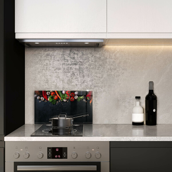 Protection plaque induction Légumes colorés