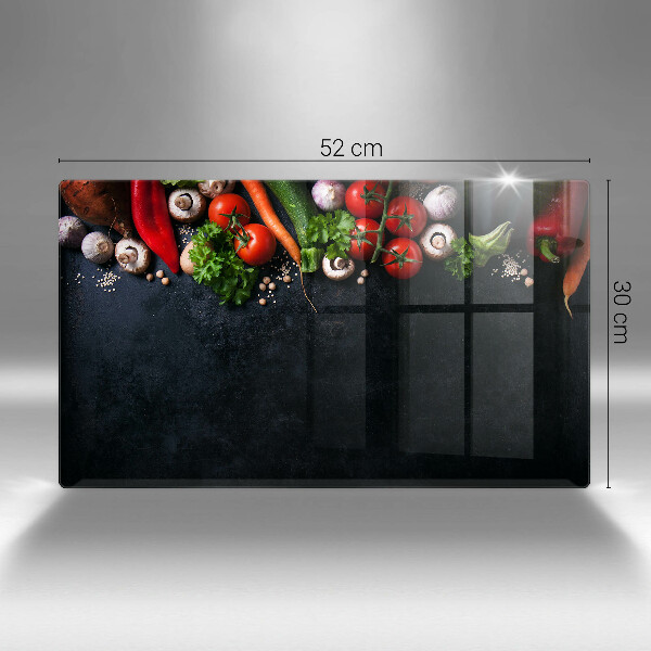 Protection plaque induction Légumes colorés