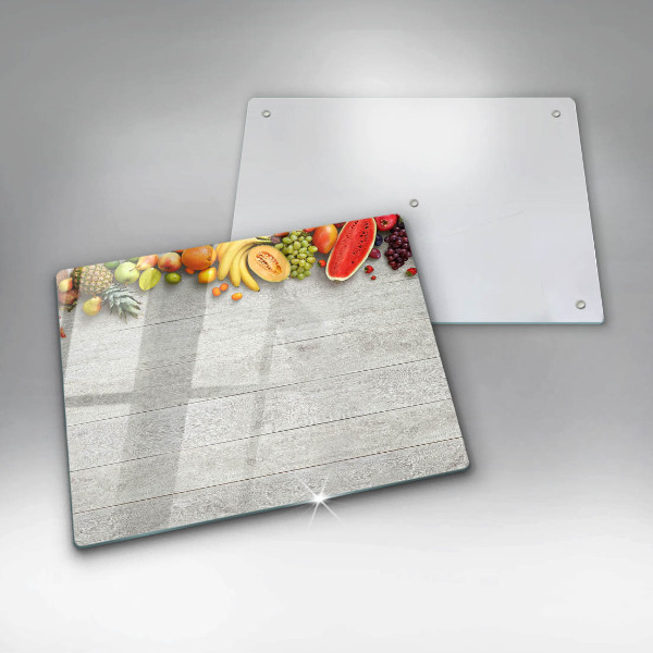 Protection plaque induction Fruits sur planches