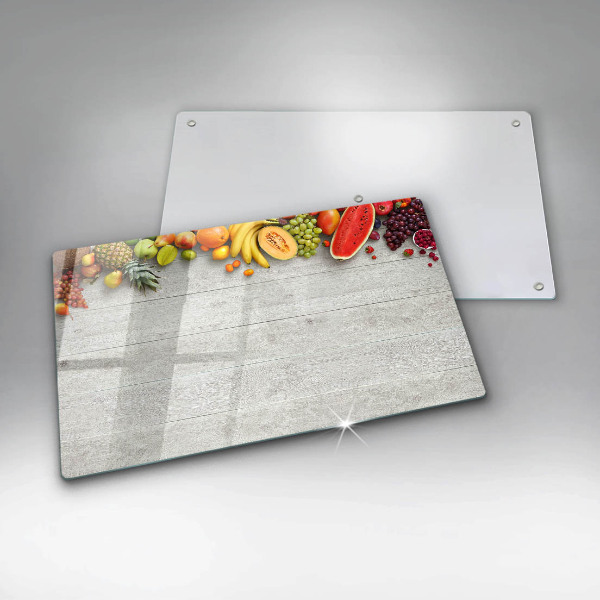 Protection plaque induction Fruits sur planches