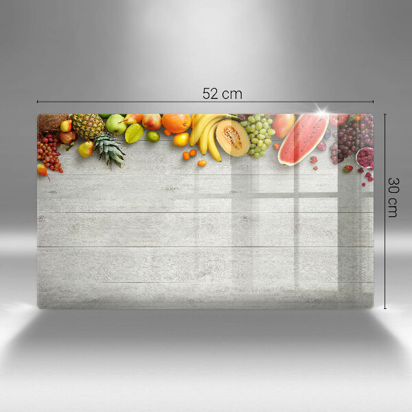 Protection plaque induction Fruits sur planches