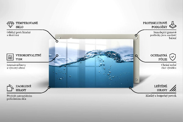 Protection plaque induction L'eau bleue