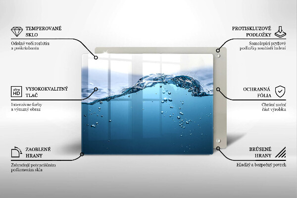 Protection plaque induction L'eau bleue