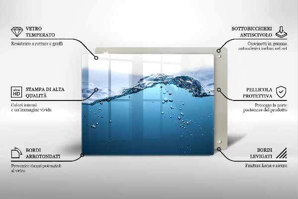 Protection plaque induction L'eau bleue