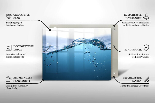 Protection plaque induction L'eau bleue