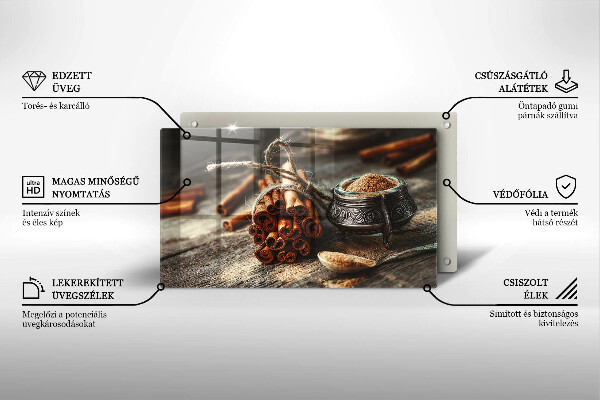 Protection plaque induction Gousses de vanille