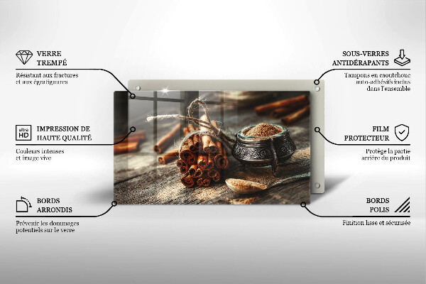 Protection plaque induction Gousses de vanille