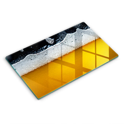 Protection plaque induction Boire de la mousse de bière