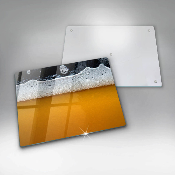 Protection plaque induction Boire de la mousse de bière