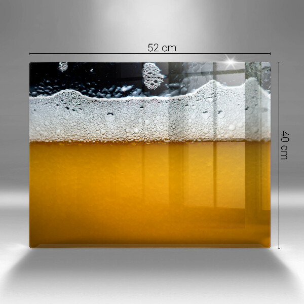 Protection plaque induction Boire de la mousse de bière