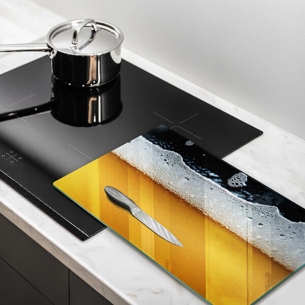 Protection plaque induction Boire de la mousse de bière