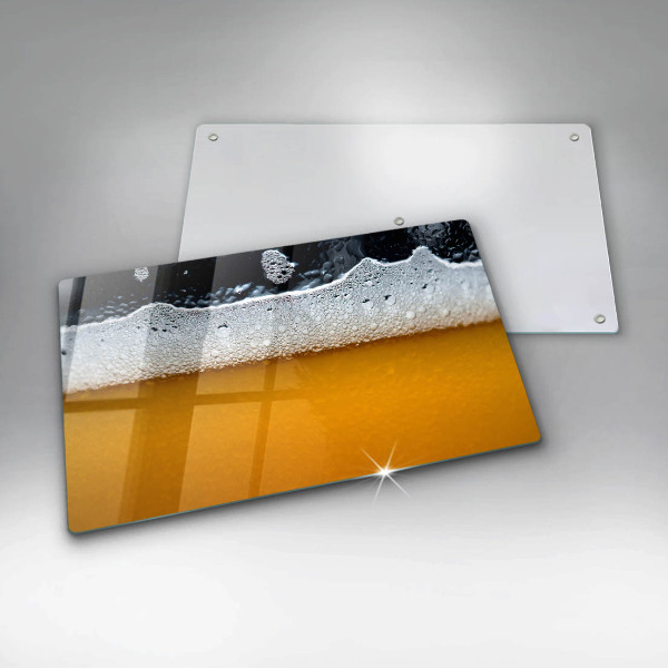 Protection plaque induction Boire de la mousse de bière