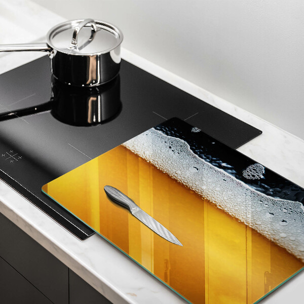 Protection plaque induction Boire de la mousse de bière