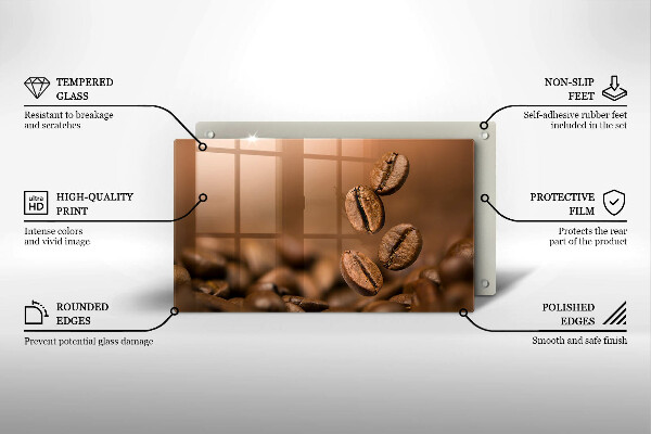 Protection plaque induction Grains de café