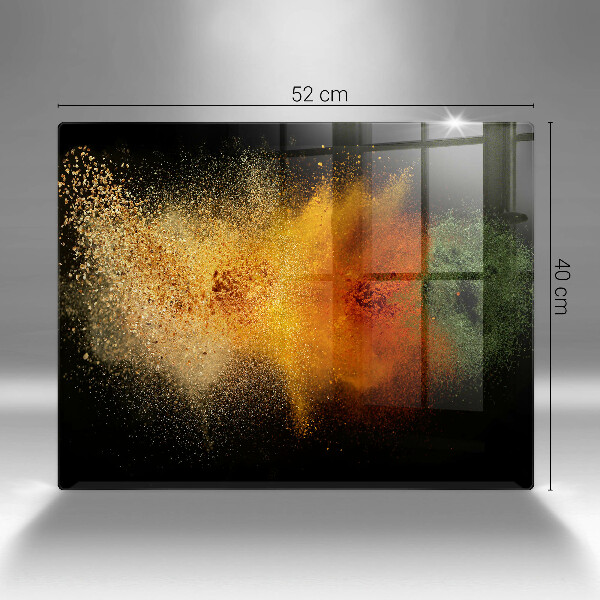 Protection plaque induction Épices colorées