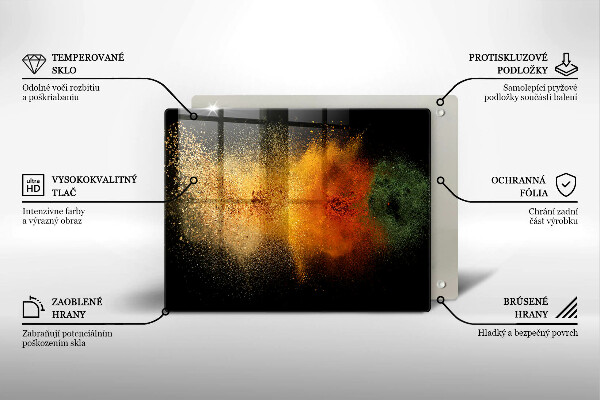 Protection plaque induction Épices colorées