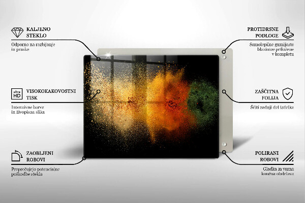 Protection plaque induction Épices colorées