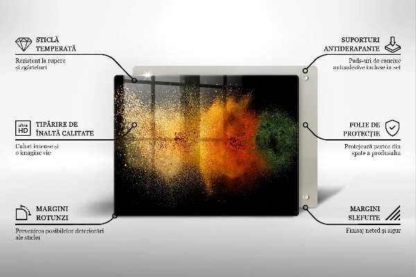 Protection plaque induction Épices colorées