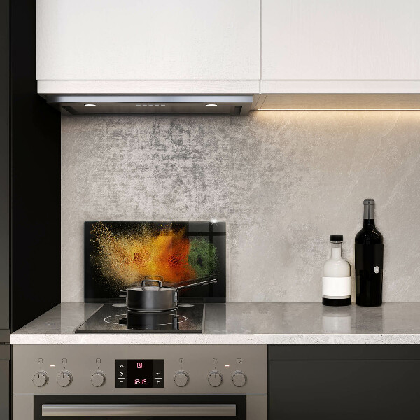 Protection plaque induction Épices colorées