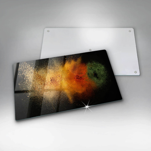 Protection plaque induction Épices colorées